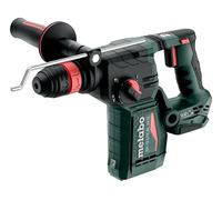 metabo KH 18 LTX BL 24 Q, Martello Perforatore a Batteria Brushless | Senza batteria e caricabatteria, attacco aspirazione, elettronica VTC, meccanismo ad alto rendimento, leggero e compatto