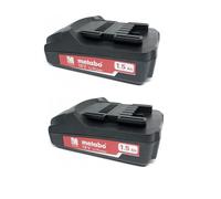 Metabo Kit Batteria 2x 1,5Ah 18V