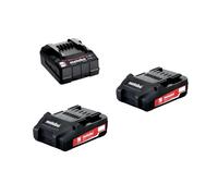 Metabo Kit Batteria 2x 1,5Ah 18V e caricatore Metabo SC 36