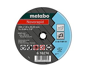 Metabo Novo rapid inox, 115 x 1,0 x 22,23, 616270000