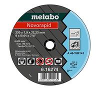 Metabo Novorapid - Disco da taglio dritto, 115 x 1,0 x 22,23 mm, 25 pezzi