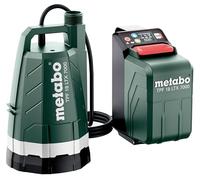 metabo Pompa sommergibile a batteria TPF 18 LTX 7000 - 18 V, CAS, portata massima 7000 l/h, altezza 9 m, profondità di immersione 6 m, pressione massima 0,9 bar, compatta e potente per drenaggio e