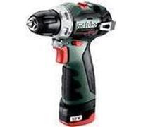 Metabo PowerMaxx BS BL - trapano/avvitatore - a batteria - 2 velocità - chiave per mandrino da 10 mm - 38 Nm - 2 batterie - 12