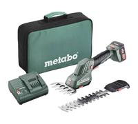 Metabo Cesoie per arbusti ed erba a batteria PowerMaxx SGS 12 Q borsa portautensili, 12 V 1x2 Ah ioni di litio + SC 30 Quantità:1