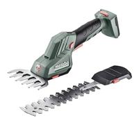Metabo PowerMaxx SGS 12Q (601608840) 12 V, tagli precisi su cespugli, arbusti, bordi per prato, senza batteria, in metaBox