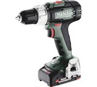 Metabo SB 614053500 - Trapano avvitatore a percussione a batteria, batteria e metaBOX 145 (18 V, 2 batterie LiPOWER da 2 Ah, diametro foro 13 mm/36 mm, peso 1,6 kg)