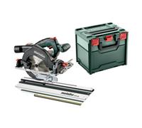 Metabo Sega circolare manuale a batteria in set KS 18 LTX 57 con guida di taglio KFS 44,X 340, 18 Vx+ Quantità:1