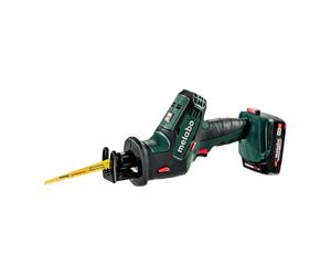 Metabo Sega frontale a batteria SSE 18 LTX Compact valigetta in plastica, 18 V 2x2 Ah ioni di litio + ASC 55 Quantità:1
