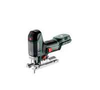 Metabo Seghetto alternativo a batteria per legno e acciaio ST18LT130 con 2 lame per seghetto alternativo, 18 V