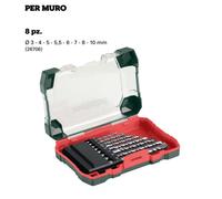 Metabo Cassetta di punte per pietra SP 8pz. Quantità:1