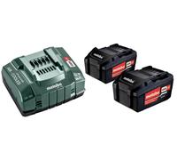 METABO Set base (caricabatterie + batterie) 18V / 2 x 5,2 Ah 685051000
