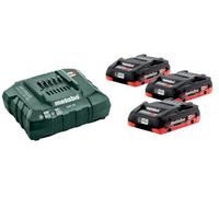 Power Set METABO (3 x 18V 4,0 Ah LiHD + ASC55)