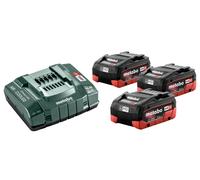 Metabo Basic Set di 3 x lihd 5.5 Ah, 685074000