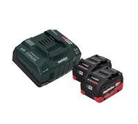 Metabo Set base da 18 V con 2 batterie LiHD da 5,5 Ah e caricabatterie ASC 145