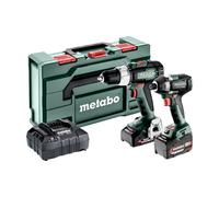 Metabo Set Trapano Combi 18V E Avvitatore A Impulsi Con 2 Batterie MPTCSET286