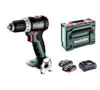 metabo Trapano avvitatore a batteria BS 18 L BL - 18 V, CAS, coppia di 65 Nm, diametro foro 40 mm, senza brushless, compatto e potente per foratura e viti precise, include 2 batterie da 4,0 Ah