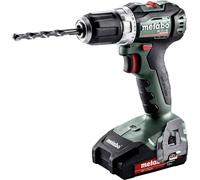 Metabo Trapano Avvitatore a Batteria BS 18 L BL (602326500) Valigetta in plastica 18 V 2 X 2 Ah Li-Ion + SC 30, Colore:, Size