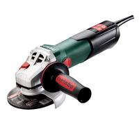Metabo WEV 11-125 Quick (603625390) Smerigliatrice angolare con controllo della velocità, dado di bloccaggio rapido, in scatola di cartone
