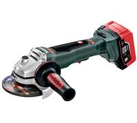 Metabo WPB 18 LTX BL 125 Quick - (125 mm) 18v / 2x coperchio 5,5ah - batteria mini smerigliatrice 18 v, 18v uomo morto e freno