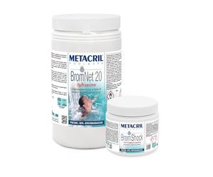 Metacril BromNet 20 Multiaz. 1 KG + BromShock 750gr, per Piscina e Idromassaggio