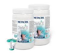 Metacril Chlor Net 20 + Dos. Galleggiante, Tricloro past. da 20gr -(1+1)2Kg