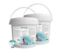 METACRIL Chlor Net 20 pastiglie da 20gr + Dosatore Galleggiante -(5+5) 10KG