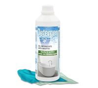 Metacril Detergen con Pannetto AntiGraffio, Detergente e Sgrassante Anti-Graffio, Rimuove il Calcare senza Aggredire la Superficie della Vasca, per Vasche in Acrilico e Vasche Idromassaggio - 500ML