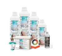 Metacril HydroSal Kit Spa Natural + Fragranza Exotic Spa 250 ml, Set Prodotti per Spa Idromassaggio/Piscina di Tutte Le Marche, a Base di Acqua Termale, Trattamento con Ossigeno Attivo Senza Cloro