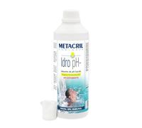 Metacril Idro pH- Nuova Formulazione con Bicchierino Dosatore, Riduttore Liquido del pH, non Schiumogeno, Ideale per Piscina o Idromassaggio - 1L