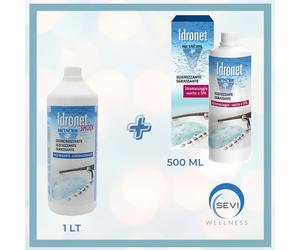 METACRIL - IDRONET 500ML + IDRONET SHOCK 1LT | Prodotto vasca idromassaggio, spa