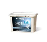 Metacril Pro Oxigeno Tab, Ossigeno Attivo in Pastiglie da 20 gr, No Cloro, per Piscina o Spa Idromassaggio, 1,2 KG