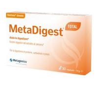 Metagenics MetaDigest Total con Enzimi per una Digestione Veloce, 30 Capsule