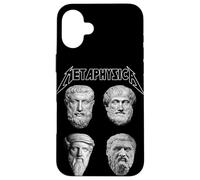 Metafisica Socrate Platone Aristotele filosofi Pensatore Custodia per iPhone 16 Plus