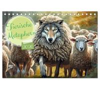 Metafore animali (calendario da tavolo 2026 DIN A5 quer), calendario mensile Calvendo