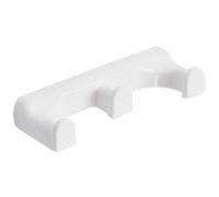 Metaform - Appendiabito triplo da parete Bianco in Termoindurente e ABS Mod. ...