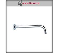 METAFORM BRACCIO DOCCIA IN OTTONE CROMO TOP LINE TONDO RACCORDO UNIVERSALE 1/2 G