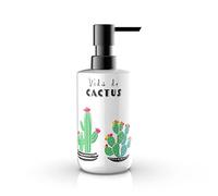 METAFORM Dispenser Sapone da Appoggio Bianco in Ceramica MOD. Cactus