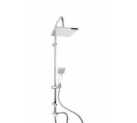 Metaform - doccia mix SHUTTLE, alta qualità, superficie cromata anticalcare, resistente allo sporco, con deviatore