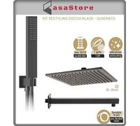 METAFORM KIT RESTYLING DOCCIA MOD. QUADRO CROMO o BLACK TOP LINE