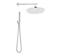 METAFORM - Kit Soffione Doccia Tondo Slim Top Line Cromo Lucido