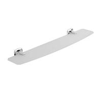 Metaform - Mensola 56cm da parete Cromo in Ottone cromato e vetro Mod. Aida