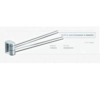 METAFORM MOVIN PORTA ASCIUGAMANO A SNODOIN OTTONE CROMATO