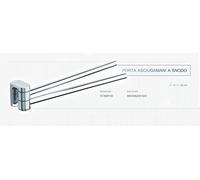 METAFORM MOVIN PORTA ASCIUGAMANO A SNODOIN OTTONE CROMATO
