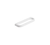 Metaform - Porta asciugamani 30cm da parete Bianco in Termoindurente e ABS Mo...