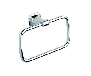 Metaform - Porta asciugamani ad anello da parete Cromo in Ottone cromato Mod....