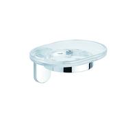 Metaform - Porta sapone da parete Cromo in Acciaio cromato, SAN e ABS Mod. Zero