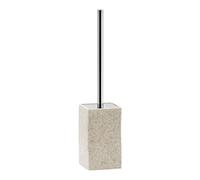 SET ACCESSORI BAGNO PORTA SAPONE SPAZZOLINI DISPENSER SCOPINO SYL SABBIA
