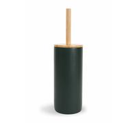 Metaform - Porta scopino da terra Verde foresta in Poliresina e bambù Mod. An...