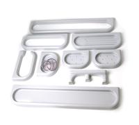 METAFORM Serie da bagno bianca in ABS Kit 9 pezzi LINEA Accessori Bagno