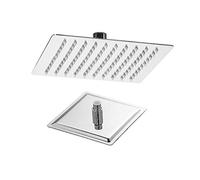 METAFORM - Soffione Doccia Top Line Quadrato in Acciaio Inox 20x20 cm